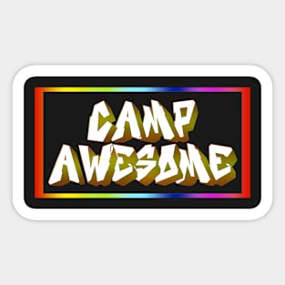 Camp Awesome Sticker